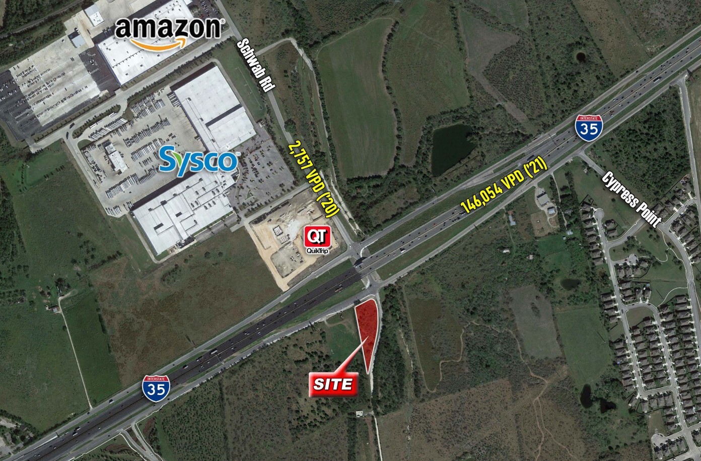 SWC of I-35 & Schwab Rd, New Braunfels, TX for sale Building Photo- Image 1 of 6