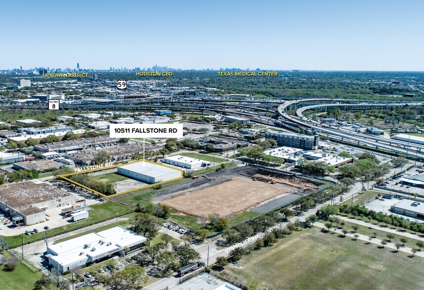 10511 Fallstone Rd, Houston, TX for lease - Aerial - Image 3 of 7