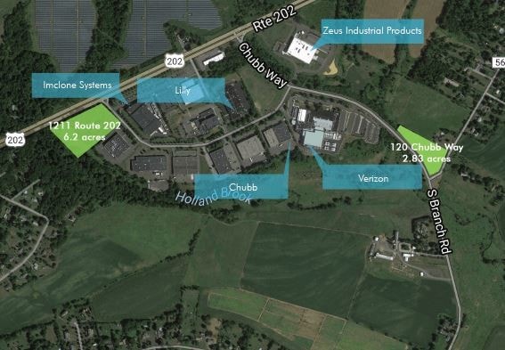 120 Chubb Way, Branchburg, NJ for sale - Site Plan - Image 1 of 1