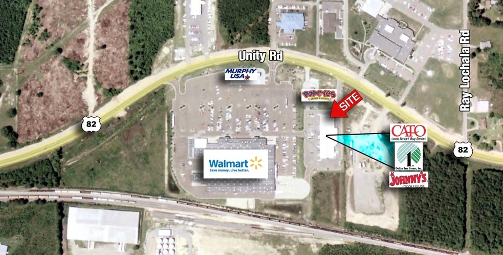 912 Unity Rd, Crossett, AR for lease - Aerial - Image 2 of 6