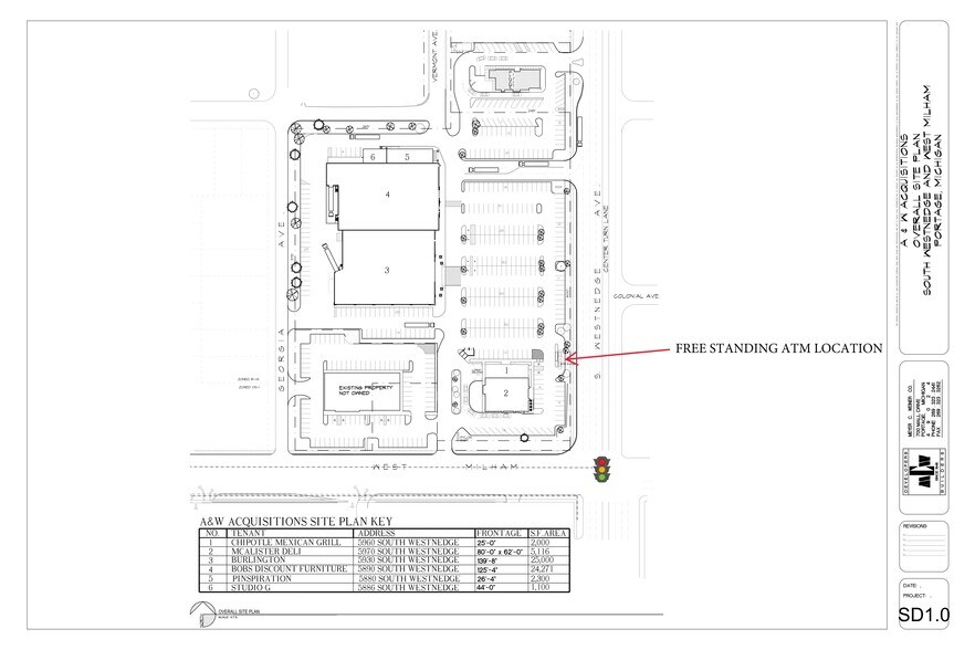5950 Westnedge Ave, Portage, MI for lease - Site Plan - Image 2 of 3