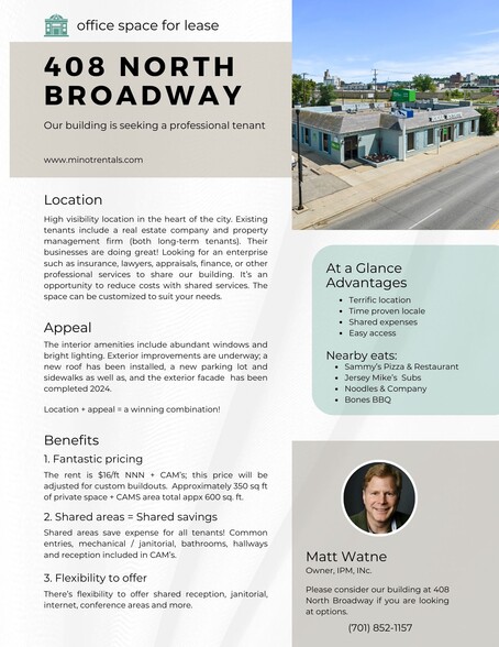 408 N Broadway, Minot, ND for lease - Other - Image 2 of 10