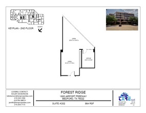 1600 Airport Fwy, Bedford, TX for lease Floor Plan- Image 1 of 1