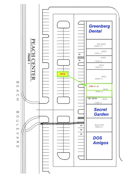 10095 Beach Blvd, Jacksonville, FL for lease - Site Plan - Image 3 of 8