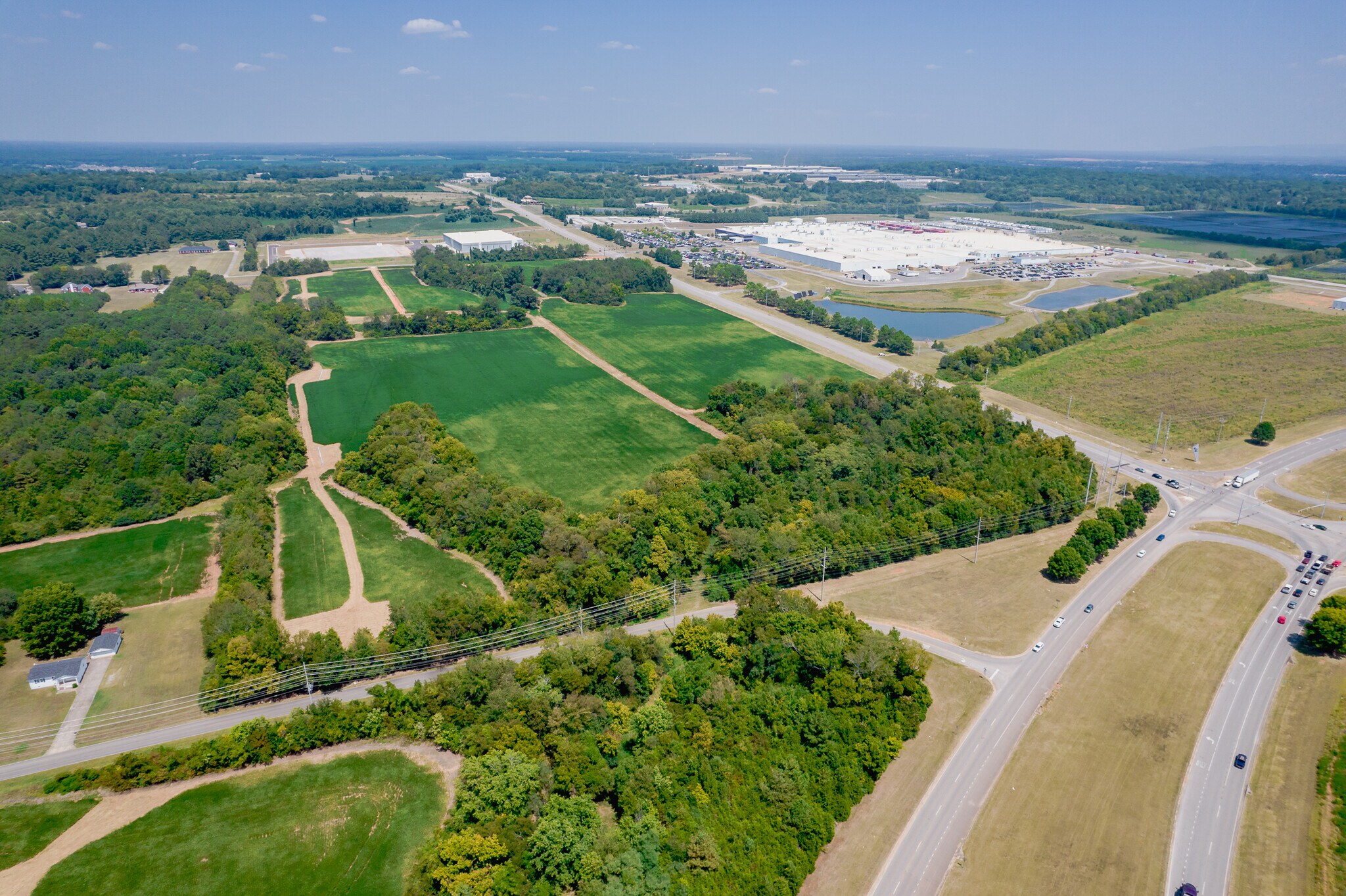 72 Acres Pulaski Pike, Huntsville, AL for sale Aerial- Image 1 of 9