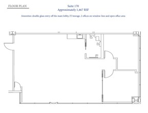 16870 W Bernardo Dr, San Diego, CA for lease Floor Plan- Image 1 of 1