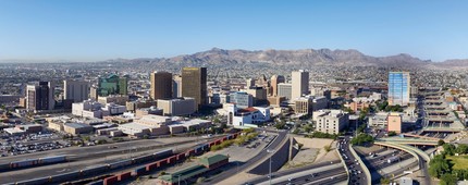 601 N Mesa St, El Paso, TX - aerial  map view