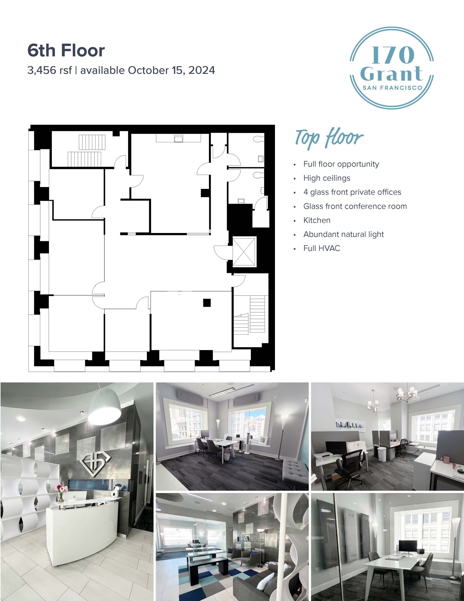 170 Grant Ave, San Francisco, CA for lease Floor Plan- Image 1 of 1