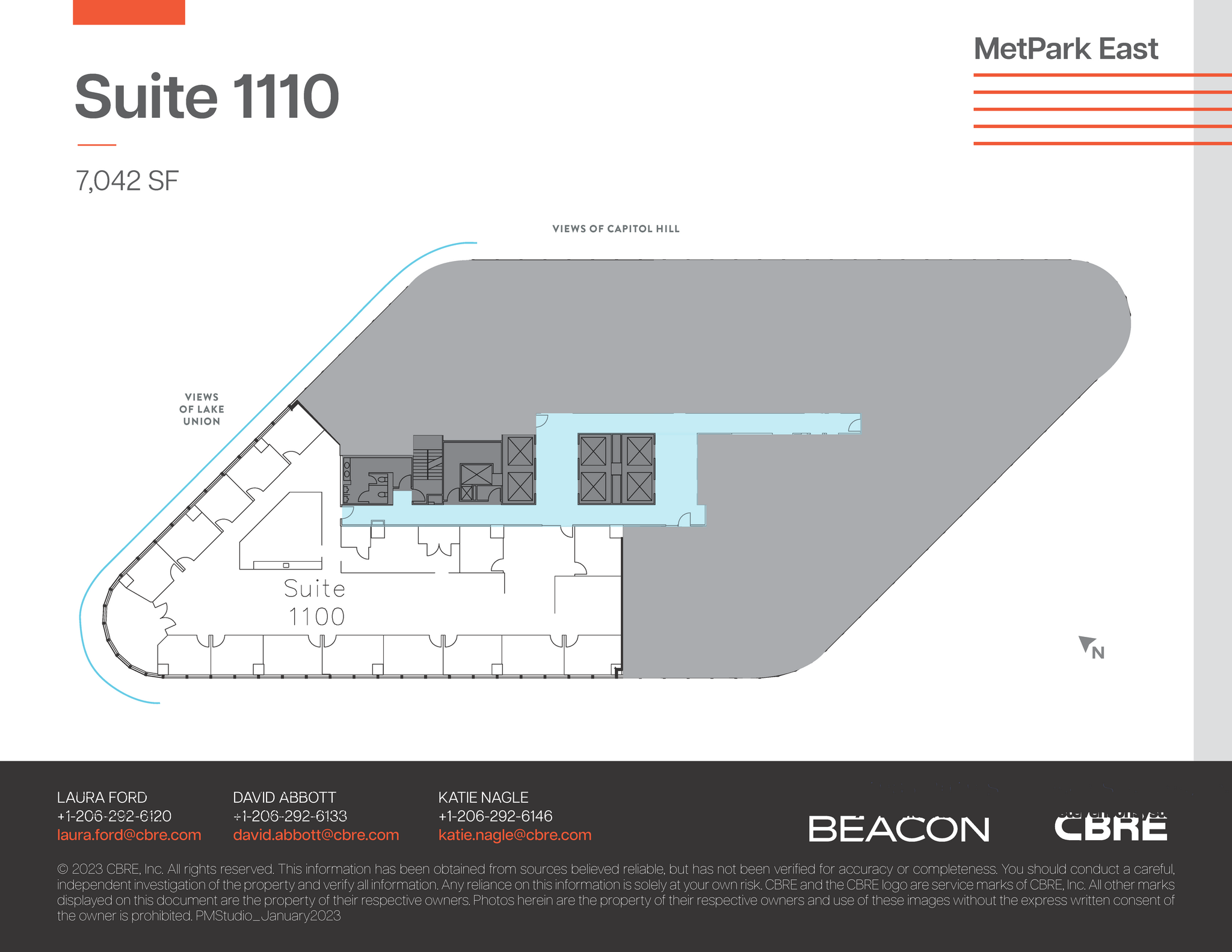 1100 Olive Way, Seattle, WA for lease Floor Plan- Image 1 of 1