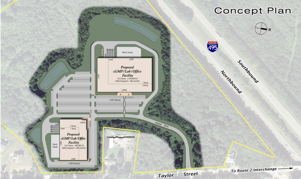 225 Taylor St, Littleton, MA for lease - Site Plan - Image 3 of 3