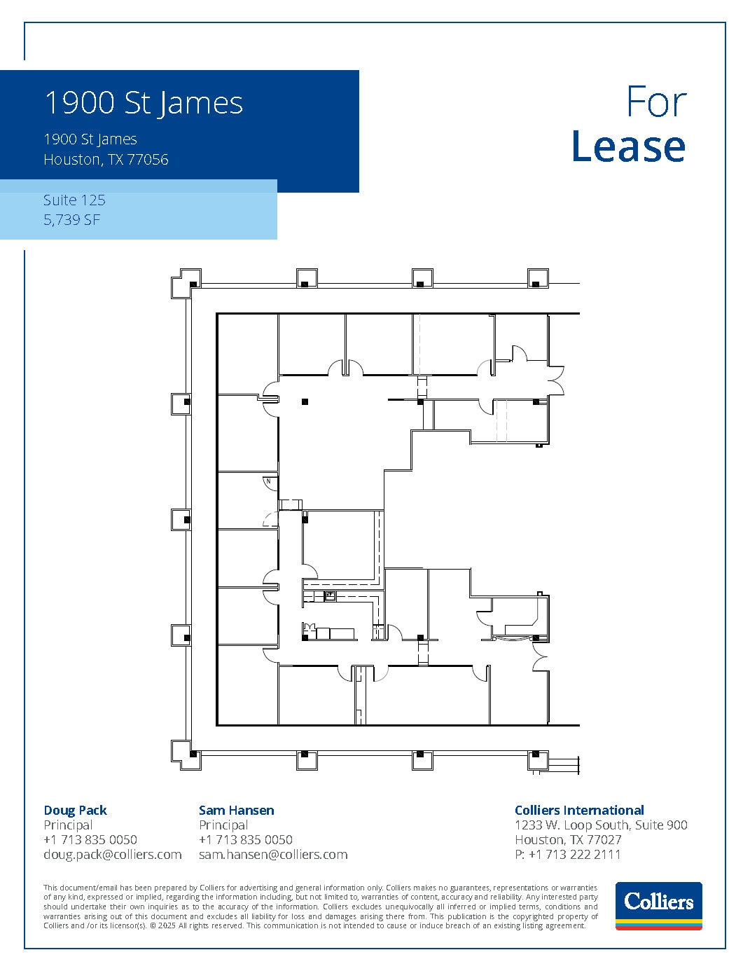 1900 St James Pl, Houston, TX for lease Floor Plan- Image 1 of 1
