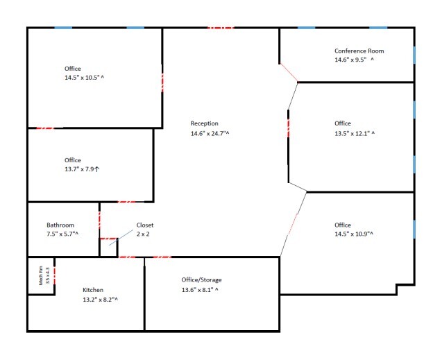 245 Country Club Dr, Stockbridge, GA for lease Floor Plan- Image 1 of 1