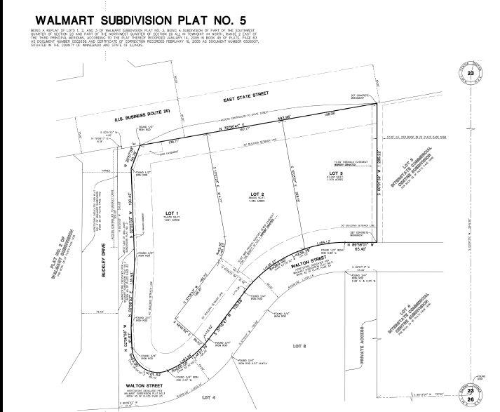 SEC E State St & Buckley dr, Rockford, IL for lease - Plat Map - Image 2 of 4