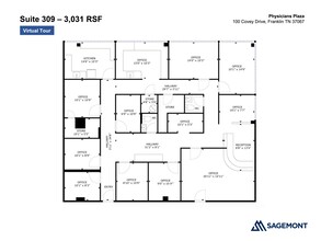 100 Covey Dr, Franklin, TN for lease Site Plan- Image 1 of 2