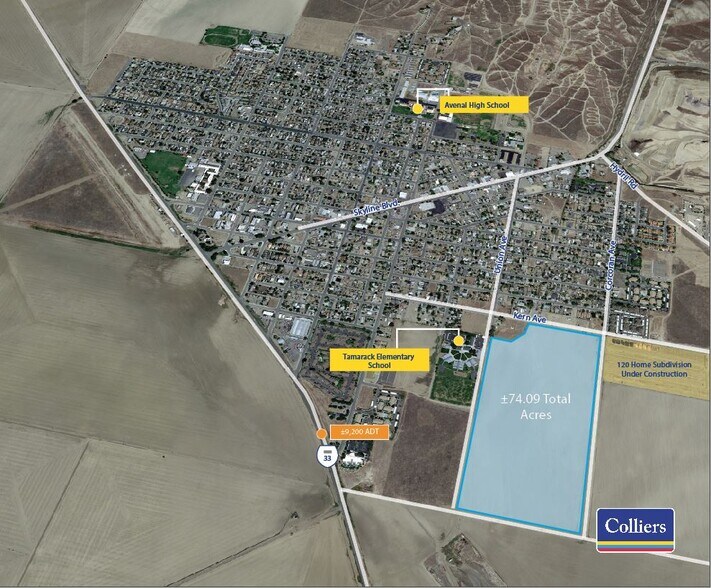 SW Cor Corcoran and Kern St, Avenal, CA 93204 Land for Sale