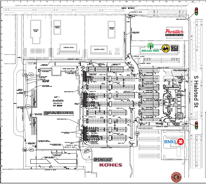 17550 Halsted St, Homewood, IL for lease - Site Plan - Image 2 of 11