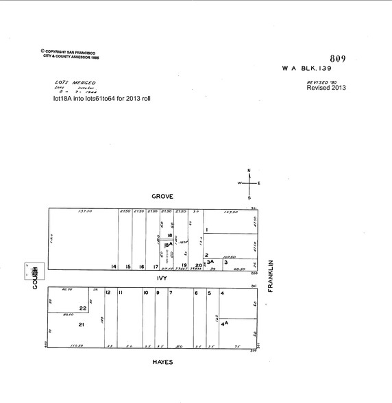 348-350 Hayes St, San Francisco, CA for lease - Plat Map - Image 2 of 6