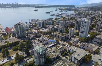 105-111 E 2nd St, North Vancouver, BC - AERIAL  map view