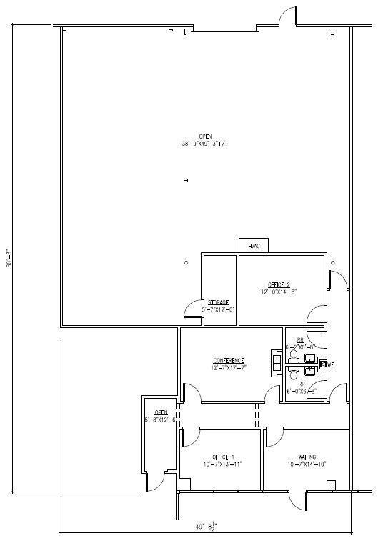 1031-1035 Putman Dr, Huntsville, AL for lease Floor Plan- Image 1 of 1