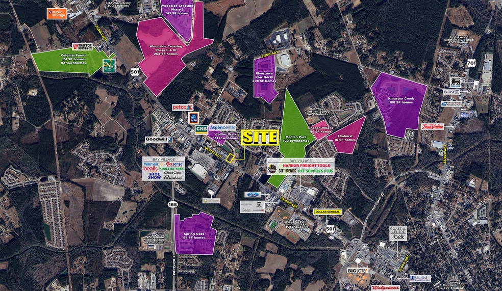 2600 Church Street, Conway, SC for lease - Aerial - Image 1 of 3