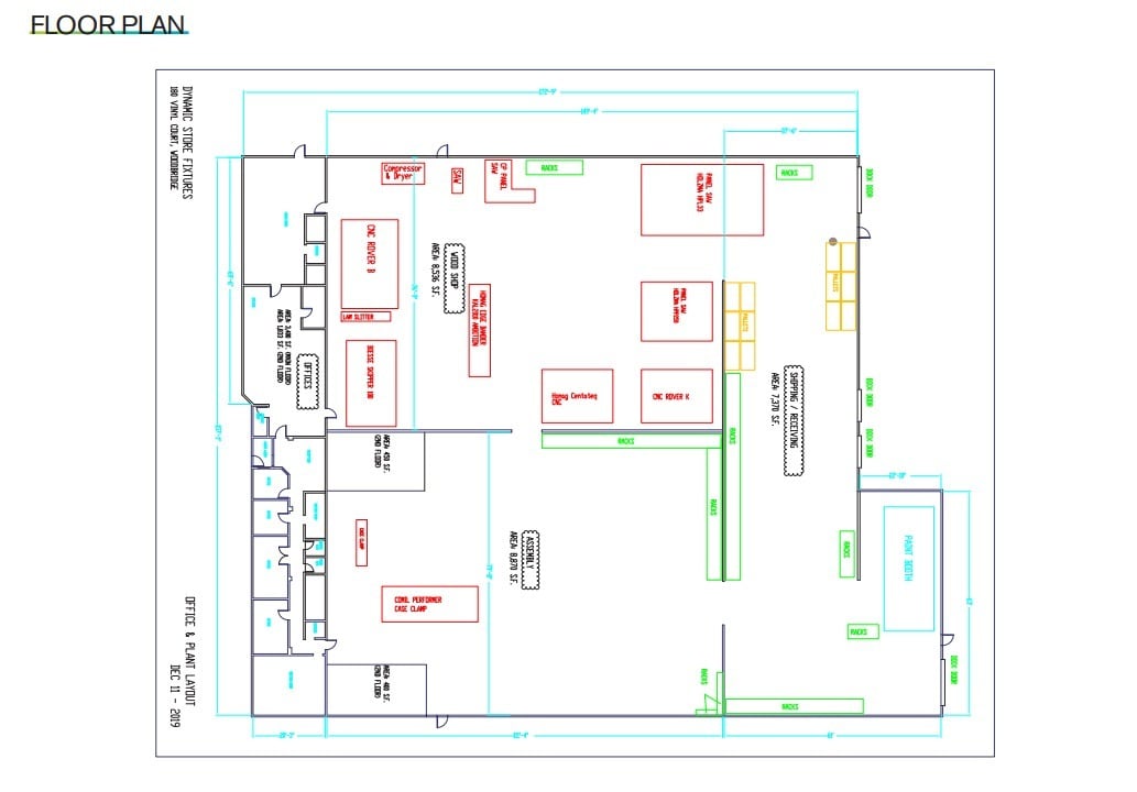 180 Vinyl Ct, Vaughan, ON for lease Floor Plan- Image 1 of 1