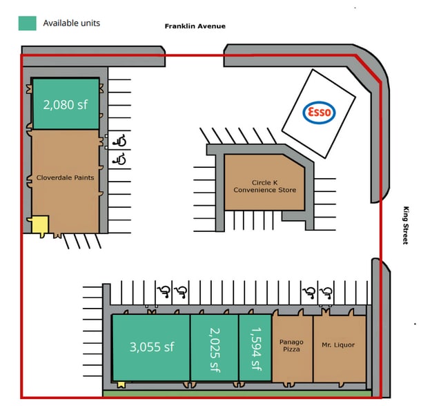 9910 King St, Fort McMurray, AB for lease - Site Plan - Image 2 of 2