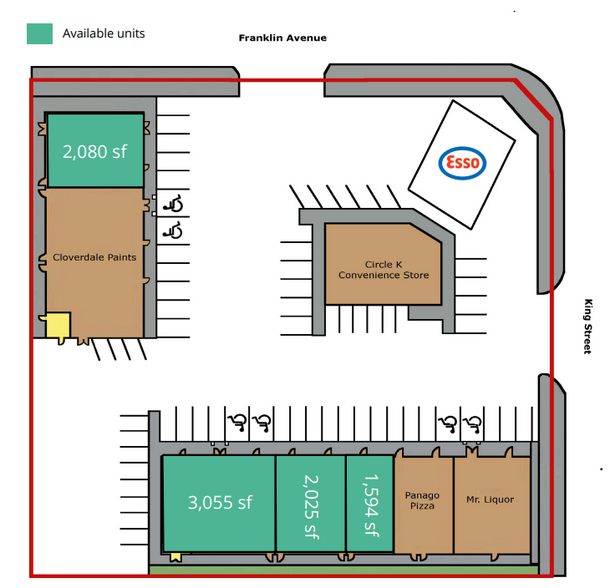 9914 King St, Fort McMurray, AB for lease - Site Plan - Image 2 of 2