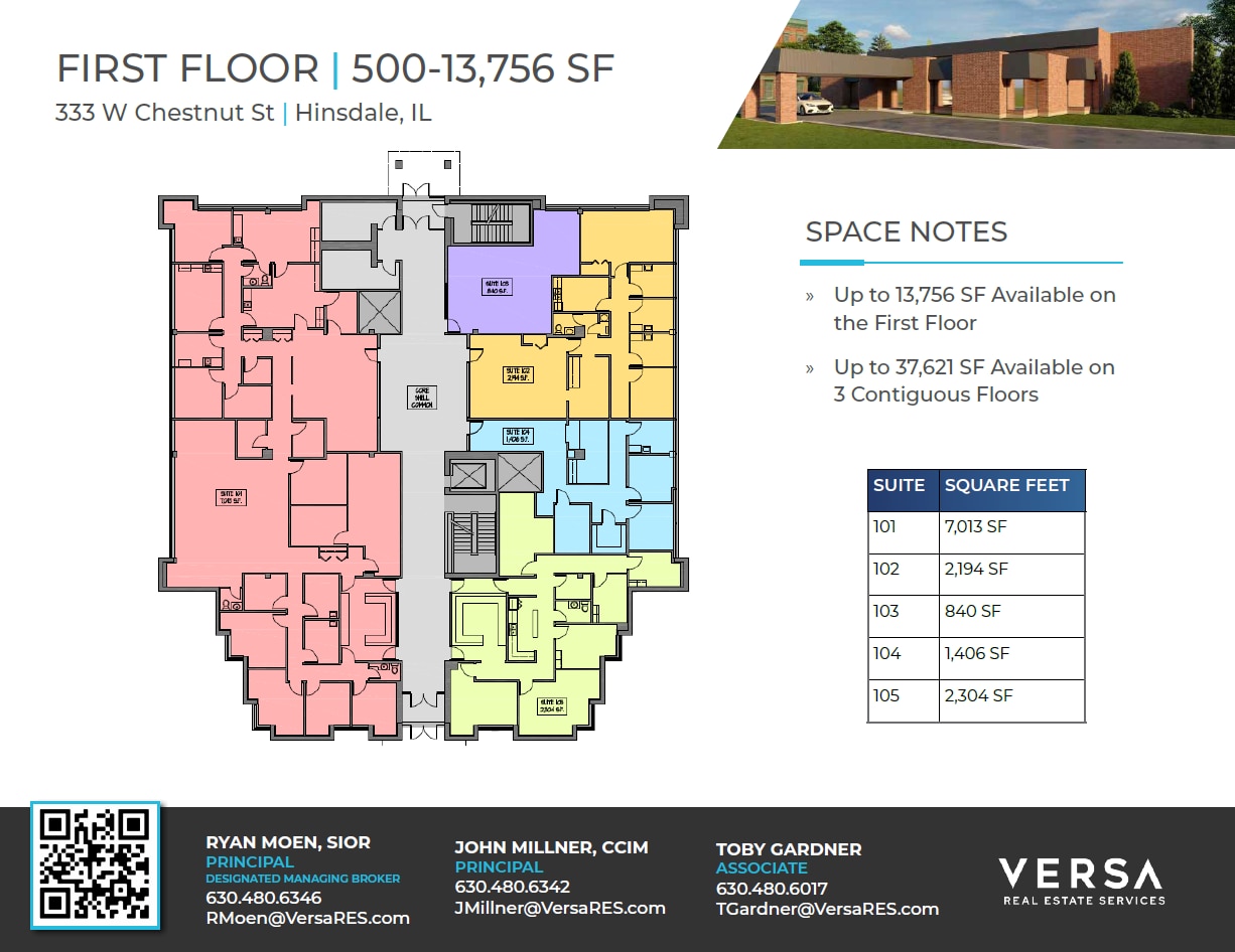 333 Chestnut St, Hinsdale, IL for lease Floor Plan- Image 1 of 1