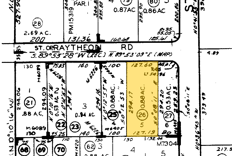 8057 Raytheon Rd, San Diego, CA for lease - Plat Map - Image 2 of 5