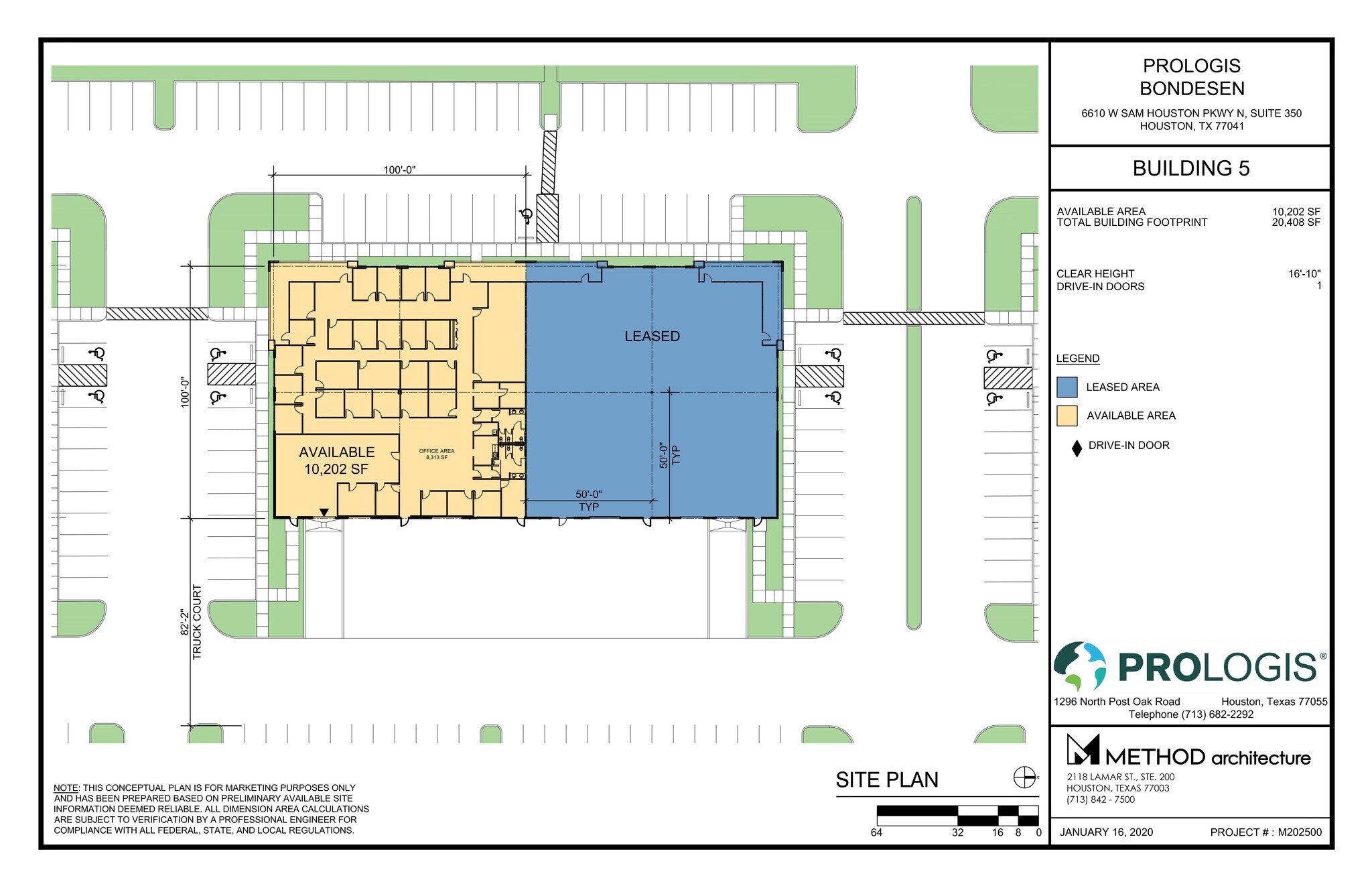 6550 W Sam Houston Pky N, Houston, TX for lease Site Plan- Image 1 of 1