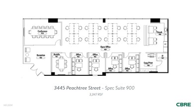 3445 Peachtree Rd NE, Atlanta, GA for lease Floor Plan- Image 1 of 5