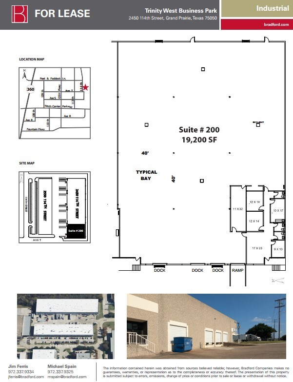 2450 114th St, Grand Prairie, TX for lease Floor Plan- Image 1 of 2