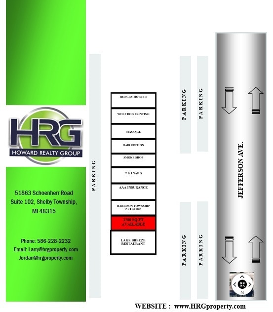 35410-35450 Jefferson Ave, Harrison Township, MI for lease Floor Plan- Image 1 of 1