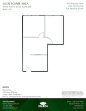 3 Pointe Dr, Brea, CA for lease Floor Plan- Image 1 of 1