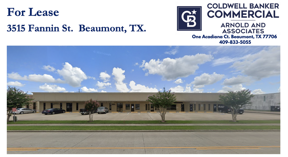 3515 Fannin St, Beaumont, TX for lease - Building Photo - Image 1 of 9