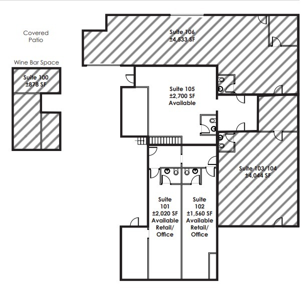 1624 E Washington St, Phoenix, AZ for lease Floor Plan- Image 1 of 1