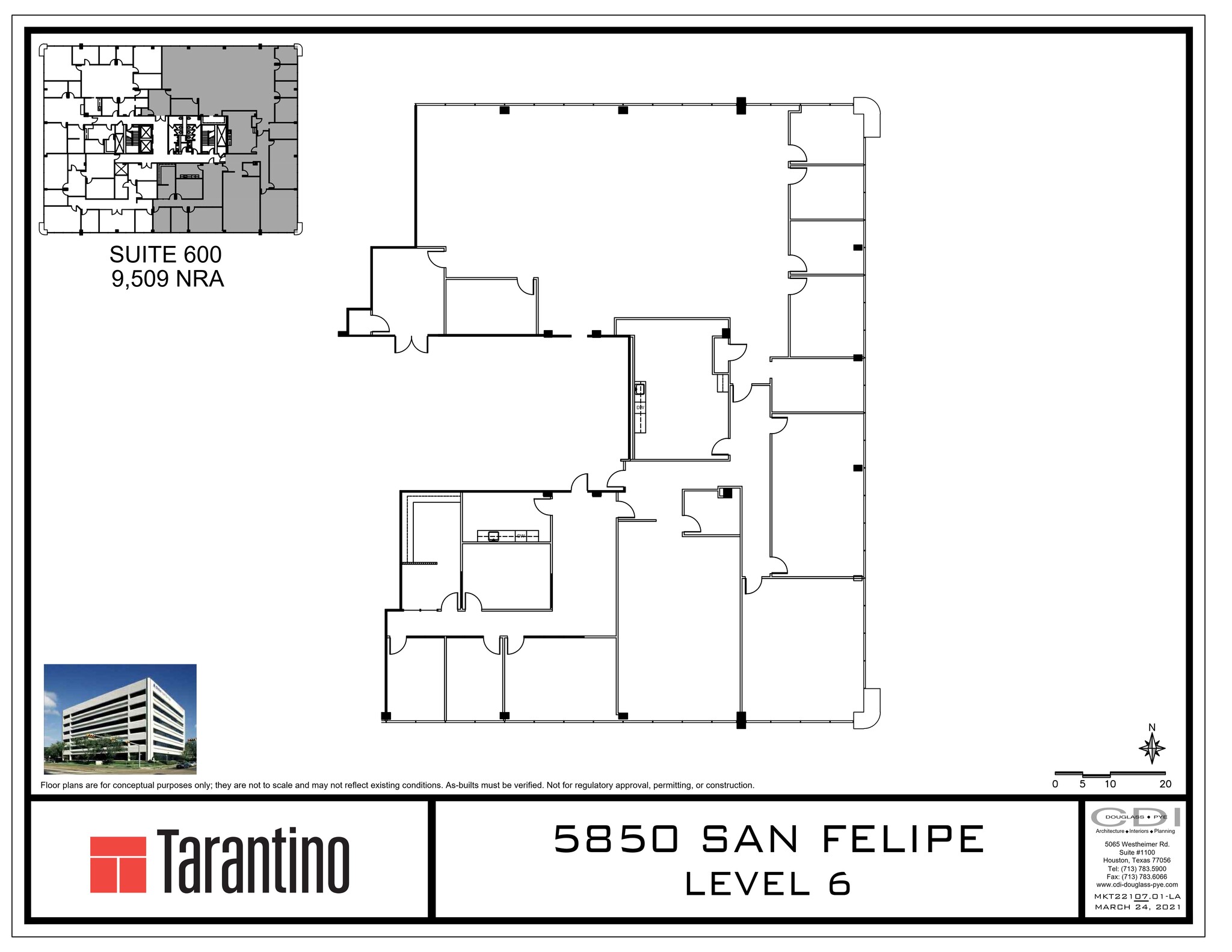 5850 San Felipe St, Houston, TX for lease Site Plan- Image 1 of 1