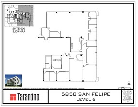 5850 San Felipe St, Houston, TX for lease Site Plan- Image 1 of 1