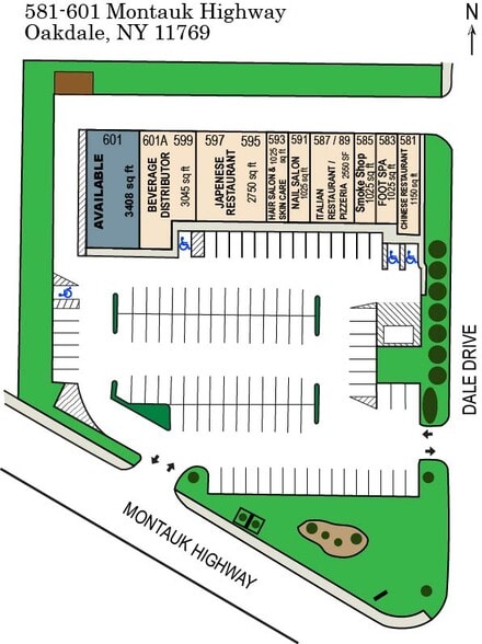 579-601 Montauk Hwy, Oakdale, NY for lease - Building Photo - Image 2 of 5