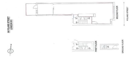 38 Poland St, London for lease Floor Plan- Image 2 of 2