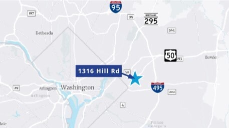 1316 Hill Rd, Hyattsville, MD for sale - Aerial - Image 2 of 2