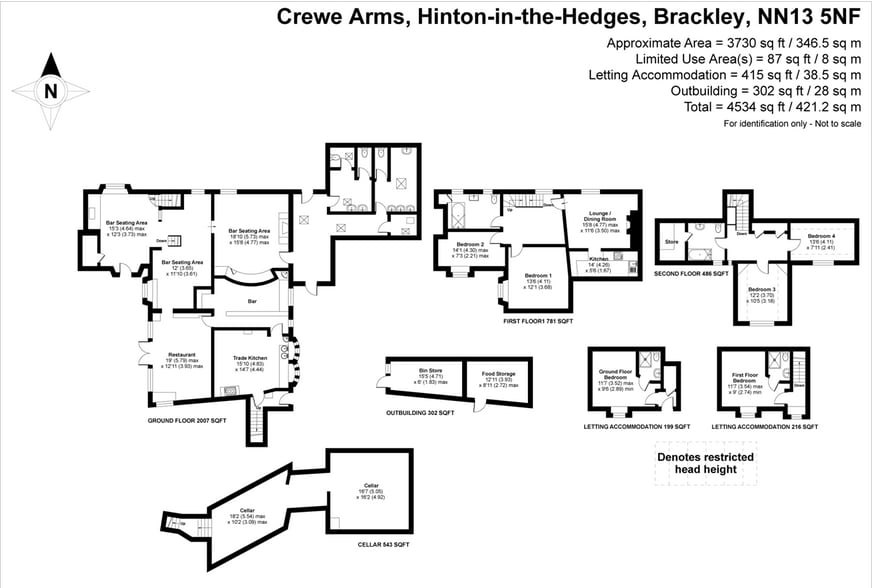 2 Sparrow Corner, Brackley for sale - Floor Plan - Image 2 of 8