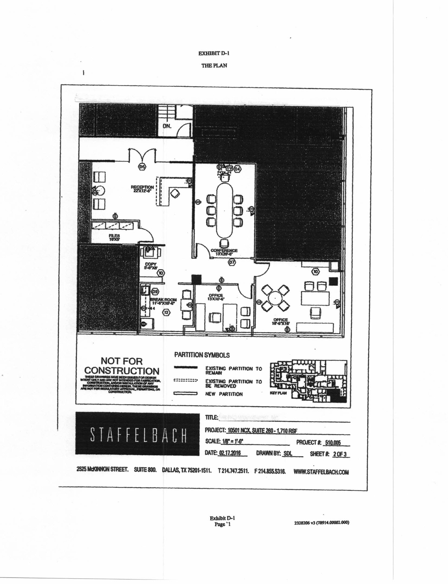 10501 N Central Expy, Dallas, TX for lease Floor Plan- Image 1 of 1