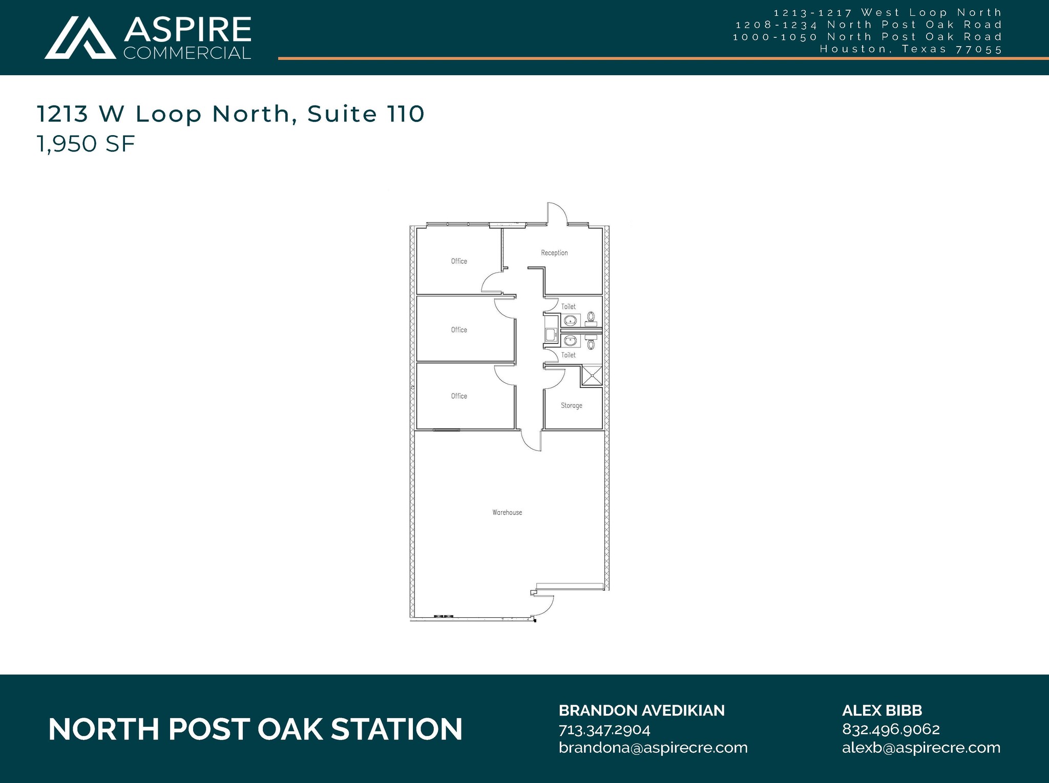 1000 N Post Oak Rd, Houston, TX for lease Floor Plan- Image 1 of 1