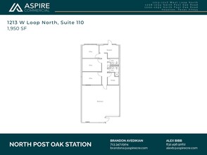 1000 N Post Oak Rd, Houston, TX for lease Floor Plan- Image 1 of 1