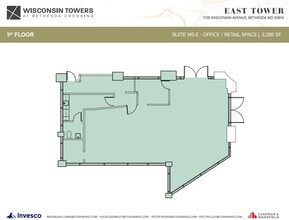 7315 Wisconsin Ave, Bethesda, MD for lease Floor Plan- Image 1 of 1