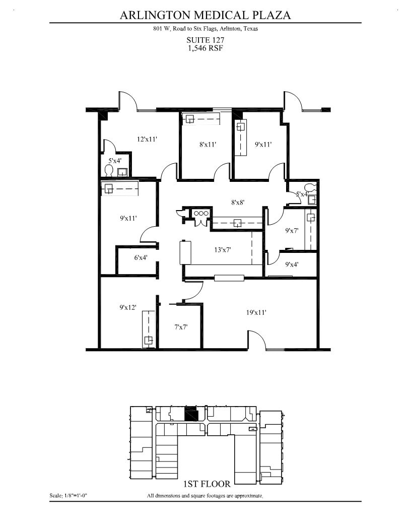 801 W Road To Six Flags, Arlington, TX for lease Floor Plan- Image 1 of 1