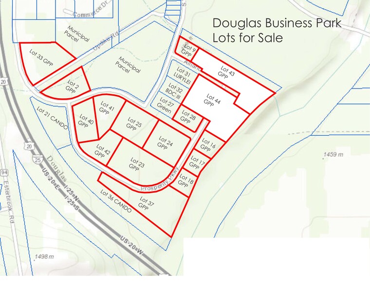 Douglas Business park, Douglas, WY for sale - Plat Map - Image 1 of 2