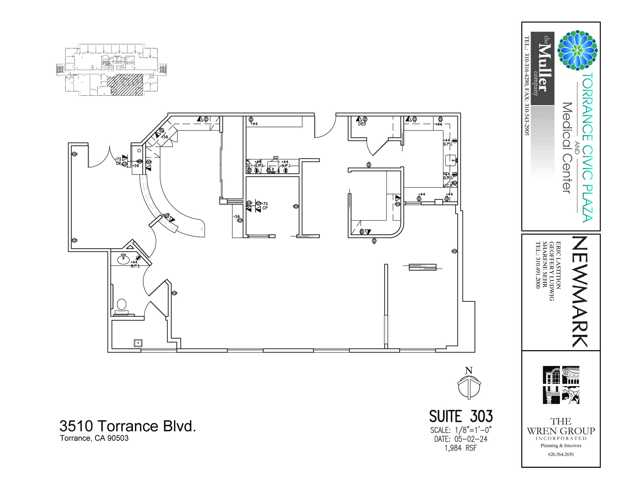 3400 Torrance Blvd, Torrance, CA for lease Floor Plan- Image 1 of 1