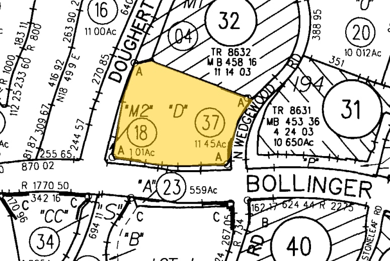 11000-11050 Bollinger Canyon Rd, San Ramon, CA for lease - Plat Map - Image 3 of 3